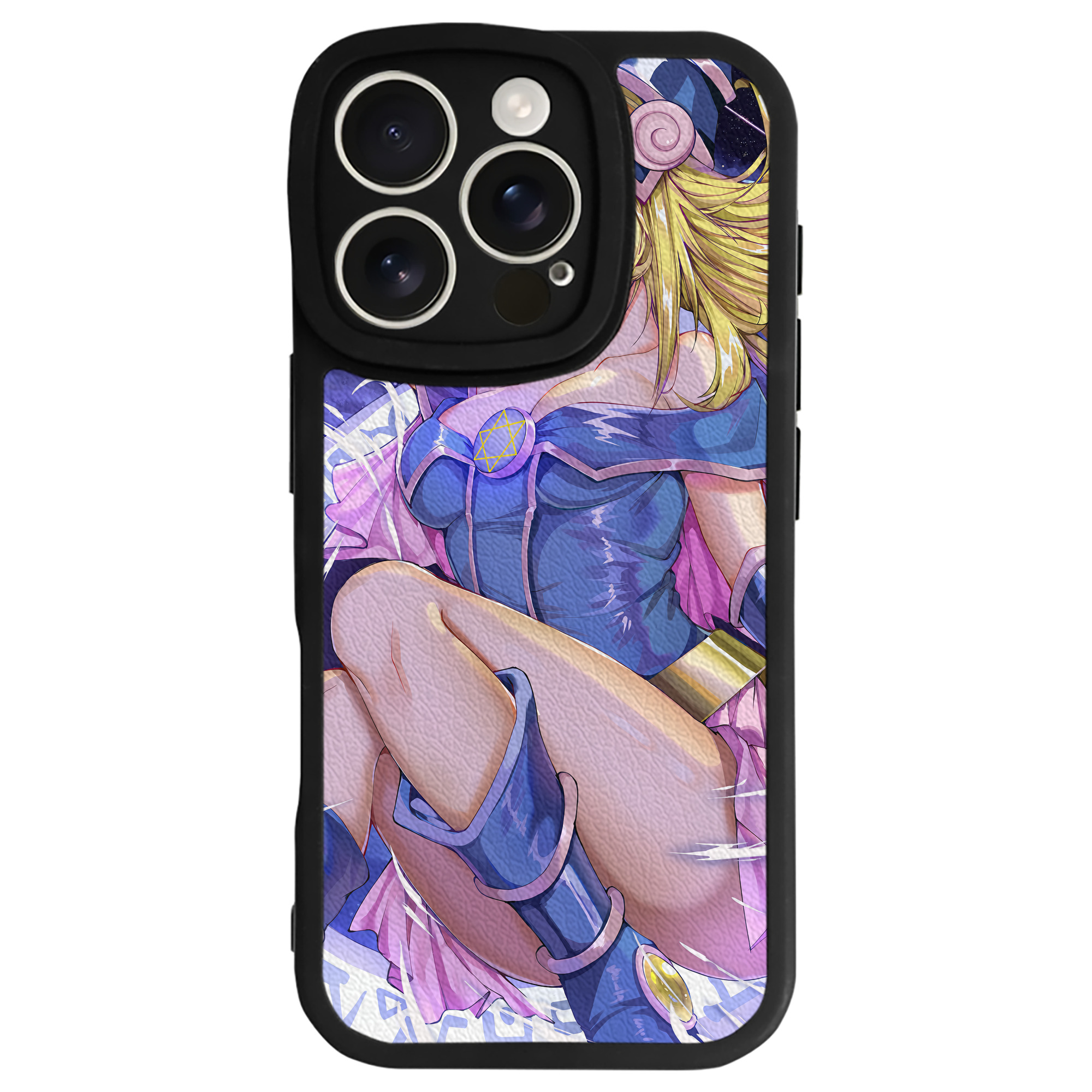（画像用） 遊☆戯☆王 Yu-Gi-Oh! 【iPhone 16シリーズ対応】シリコンスマホケース（レザー調） 材質：シリコン
